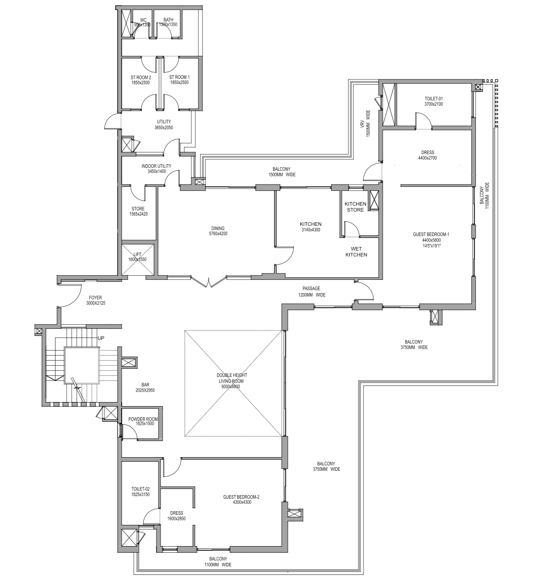 Skyvilla 2 (Level 1) Tower 1/3